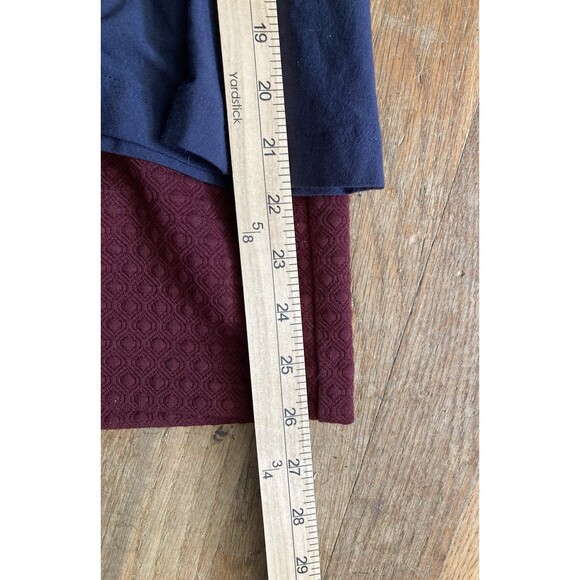 LOFT Skirts Bundle of 2 MEDIUM Gray Flare Burgundy Straight Pencil - Picture 10 of 10